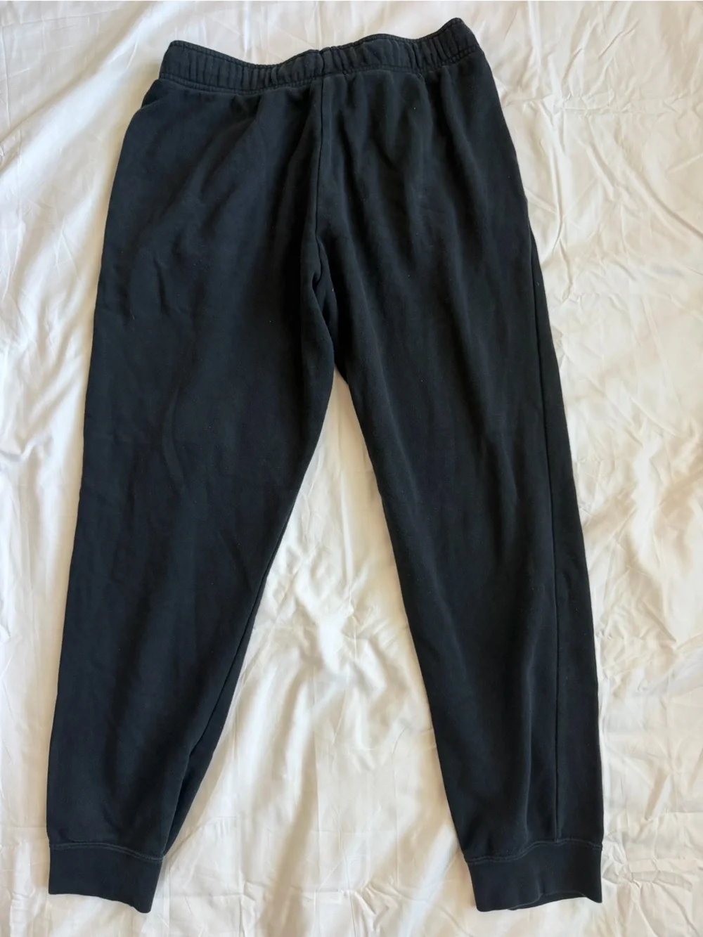 Nike Black Jogger Pants with White Swoosh